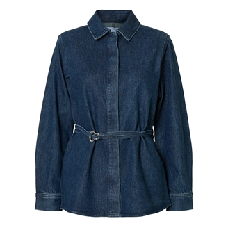 Selected Femme SlfRelaxed Selma-Noa LS Denim Shirt Medium Blue Denim